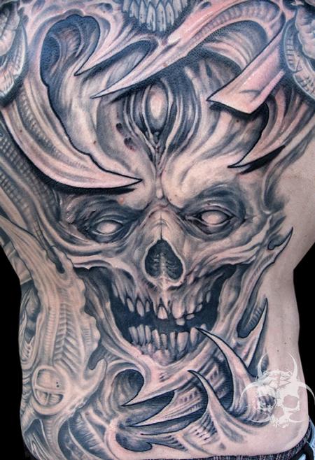 tattoos/ - Skull backpiece - 82215